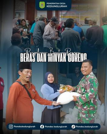 Penyaluran Bantuan Pangan Beras dan Minyak Goreng